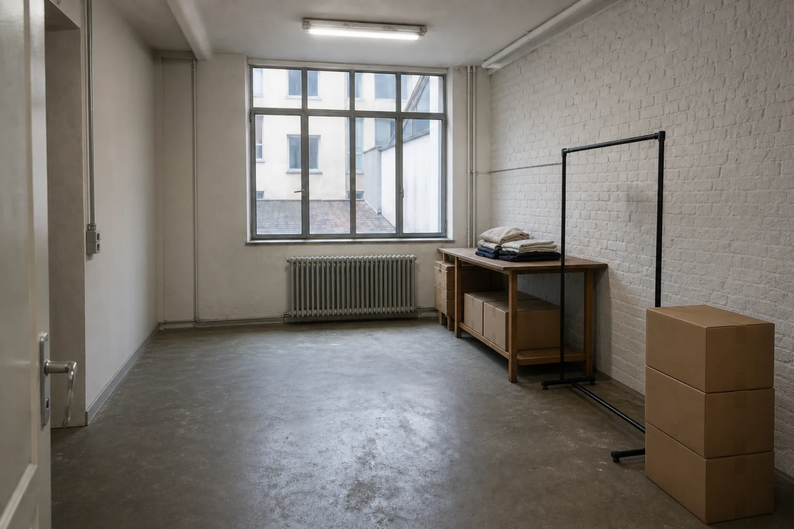 Ancien atelier aux Quatre-Chemins : tri de stock et libération du local — intervention en cours
