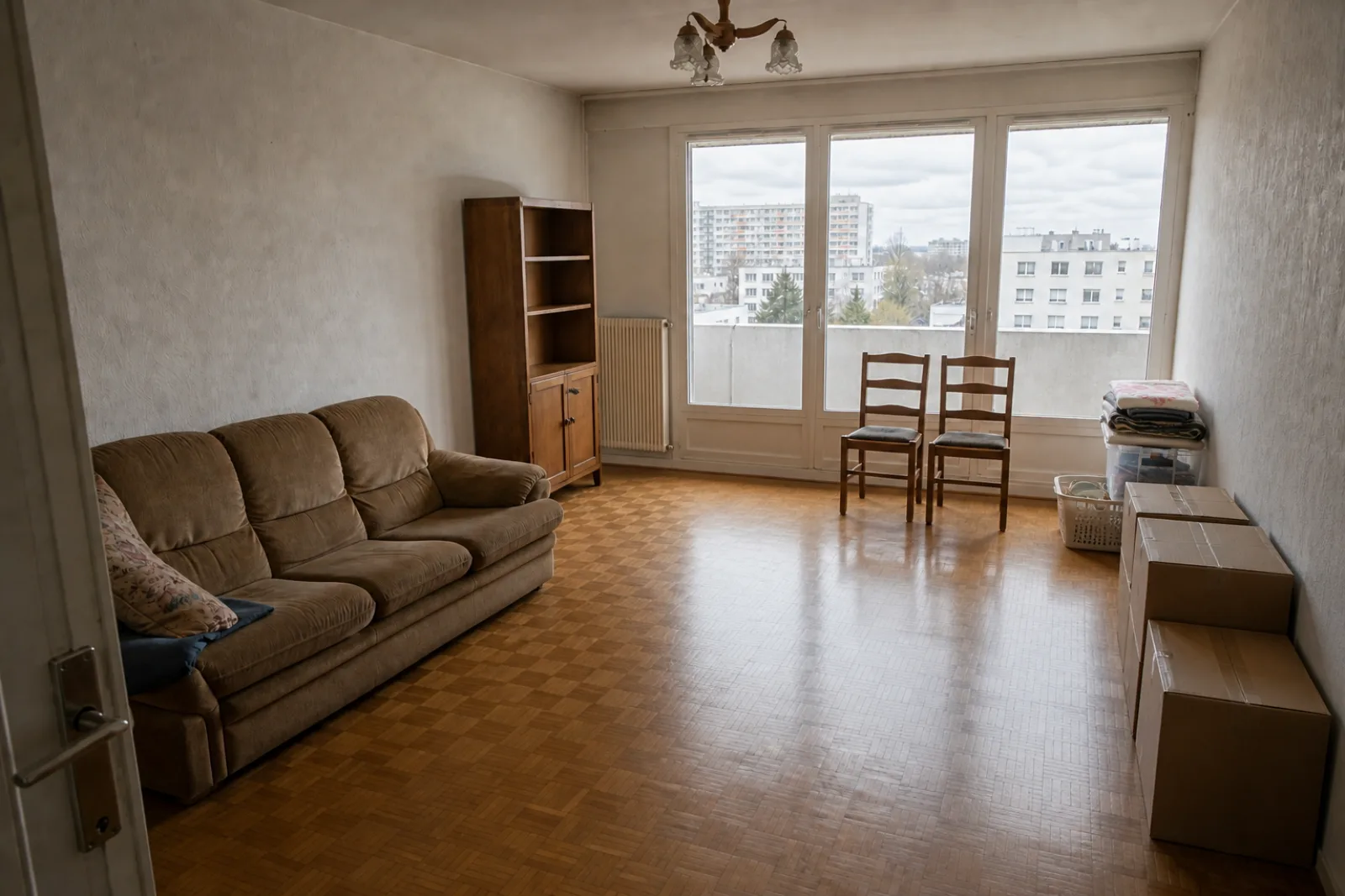Appartement au Mont-Mesly : succession, cave et mobilier familial — intervention en cours