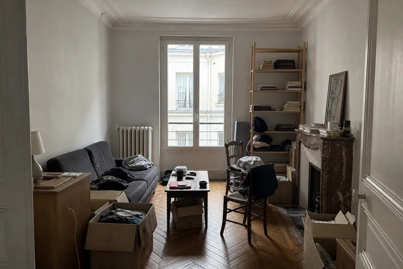 Avant débarras — Appartement haussmannien débarrassé pièce par pièce