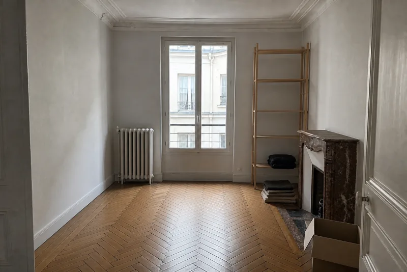 Appartement haussmannien débarrassé pièce par pièce — en cours — Débarras appartement, Débarras à Paris