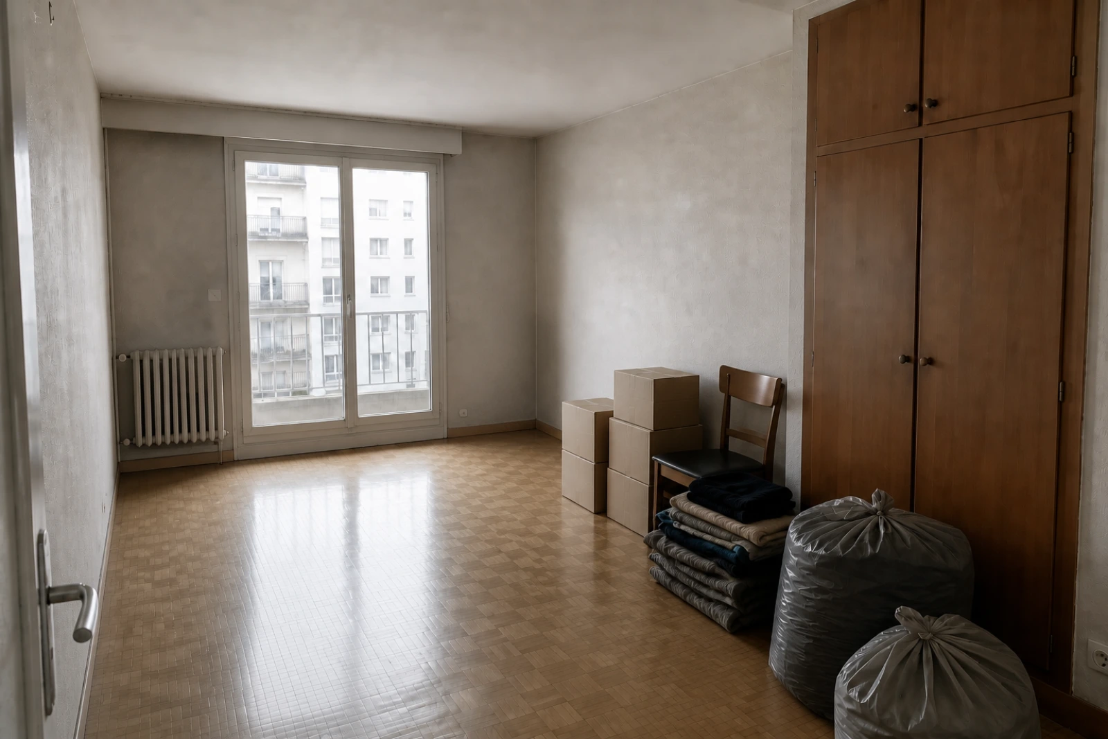 Appartement familial à Beaugrenelle : débarras avant mise en vente — intervention en cours